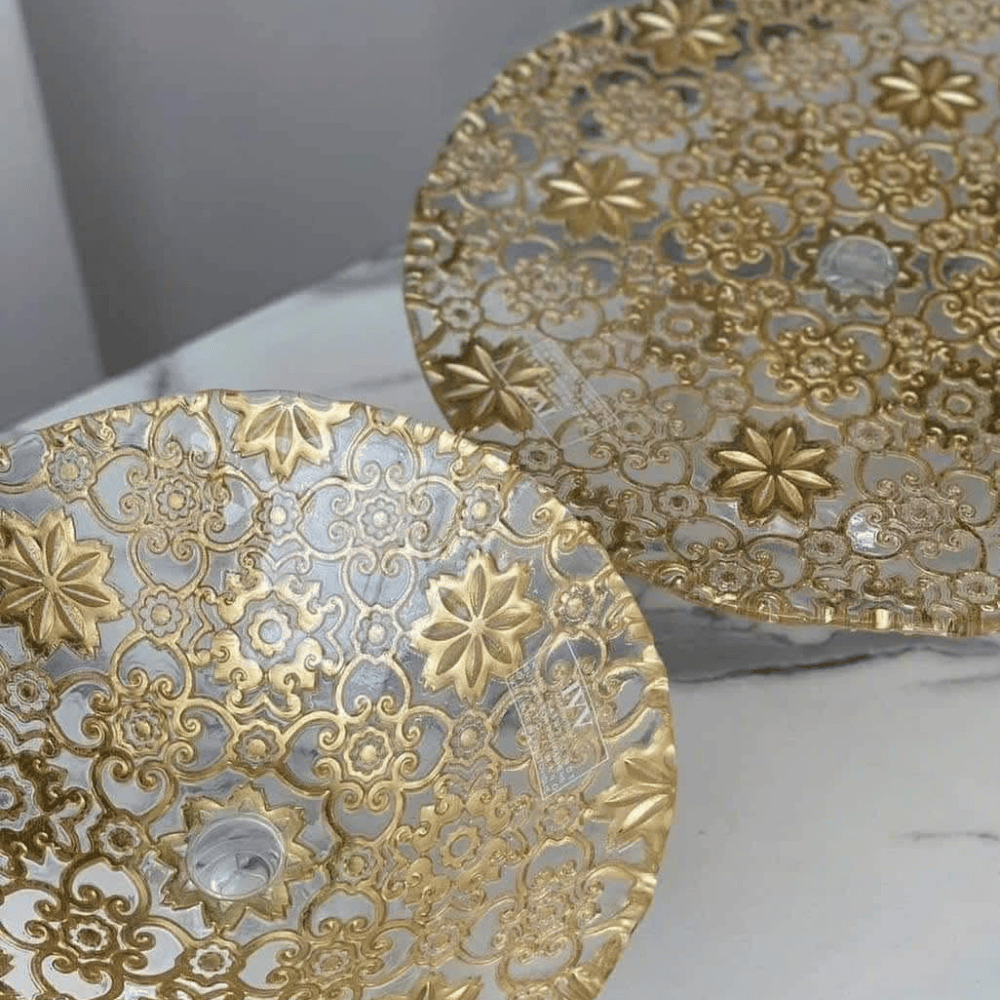 Tô Arabesque Gold Leaf nhiều kích cỡ