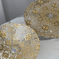 Tô Arabesque Gold Leaf nhiều kích cỡ