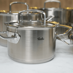 Bộ nồi Fissler Profi 5 món kèm chảo inox Profi 24/28cm made in Germany