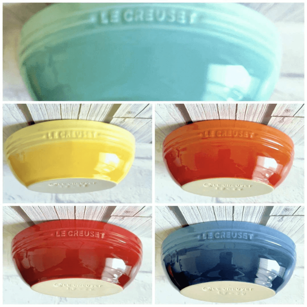 Set 5 đĩa oval cầu vồng Le Creuset 17cm