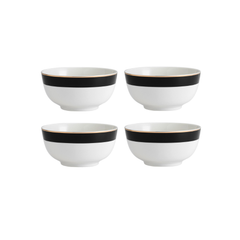 Đồ dùng bàn ăn Mikasa Luxe Deco nhiều món, chất liệu sứ xương