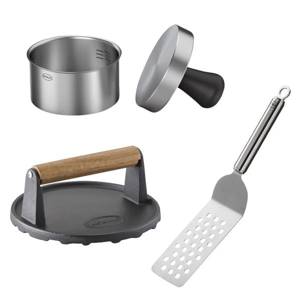 Bộ dụng cụ nướng thịt Hamburger Rösle 25426 3 món
