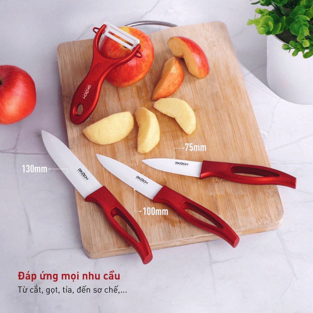 Bộ dao nạo 5 món GKÖCH Ceramic PK-C33