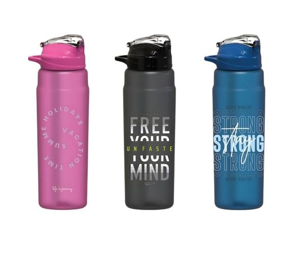 Bình nước trẻ em Tritan cao cấp Renga Wave 630ml - 912166