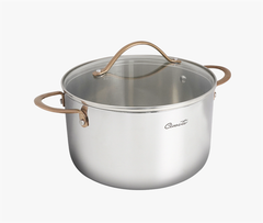 Nồi inox 304 cao cấp Ciwete 20cm nắp kính