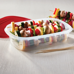 Set hộp Rubbermaid TakeAlongs (20 hộp) màu đỏ Ruby - Made in USA