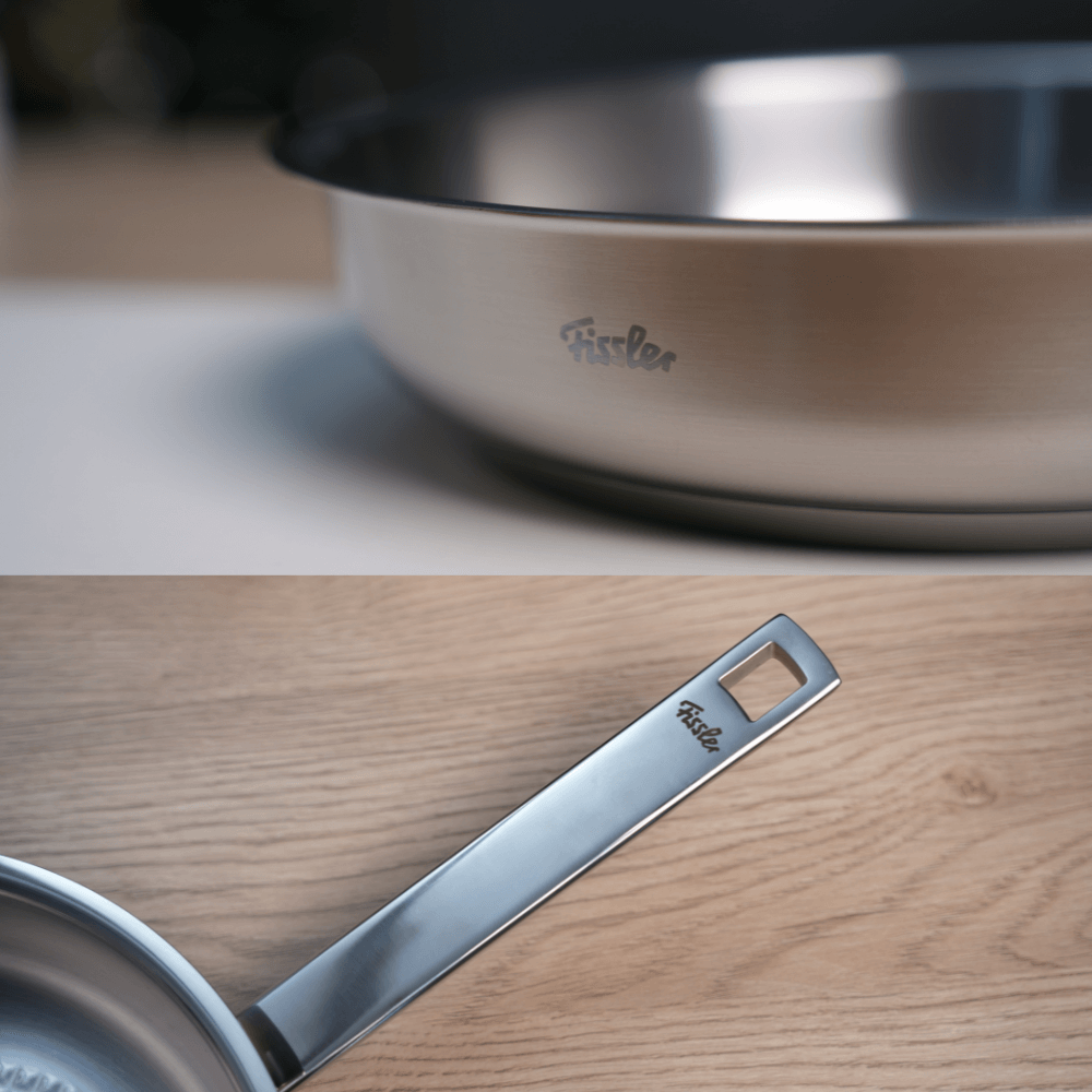 Bộ nồi Fissler Profi 5 món kèm chảo inox Profi 24/28cm made in Germany