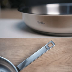 Bộ nồi Fissler Profi 5 món kèm chảo inox Profi 24/28cm made in Germany