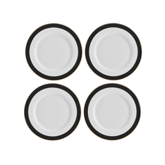 Đồ dùng bàn ăn Mikasa Luxe Deco nhiều món, chất liệu sứ xương