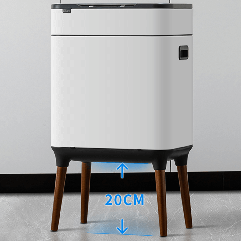Thùng rác cảm ứng ELPHECO nắp inox 20 L có thùng rác rời bên trong, có chân & khử mùi ozone, nhiều màu