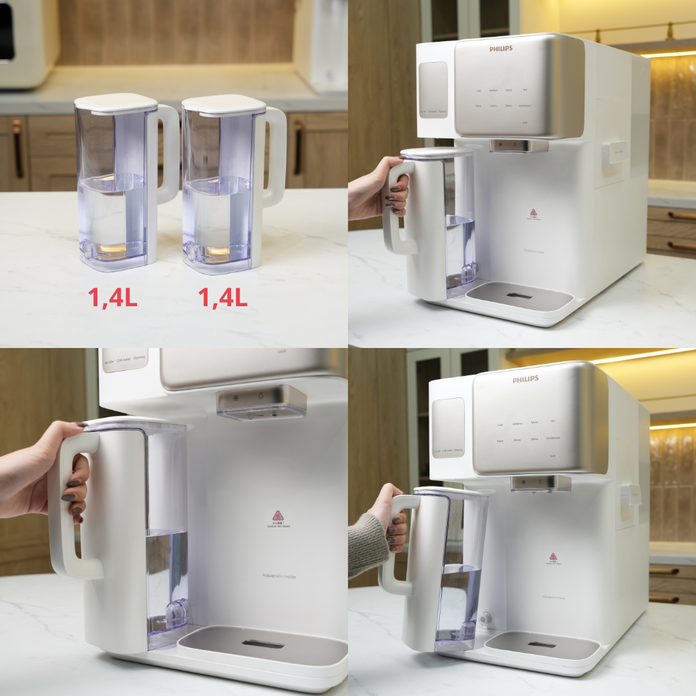 Máy lọc nước RO 6in1 Philips ADD6922CG/97 để bàn màu trắng