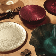 Chân bồng Scallopped 26 cm IVV Noel, nhiều màu