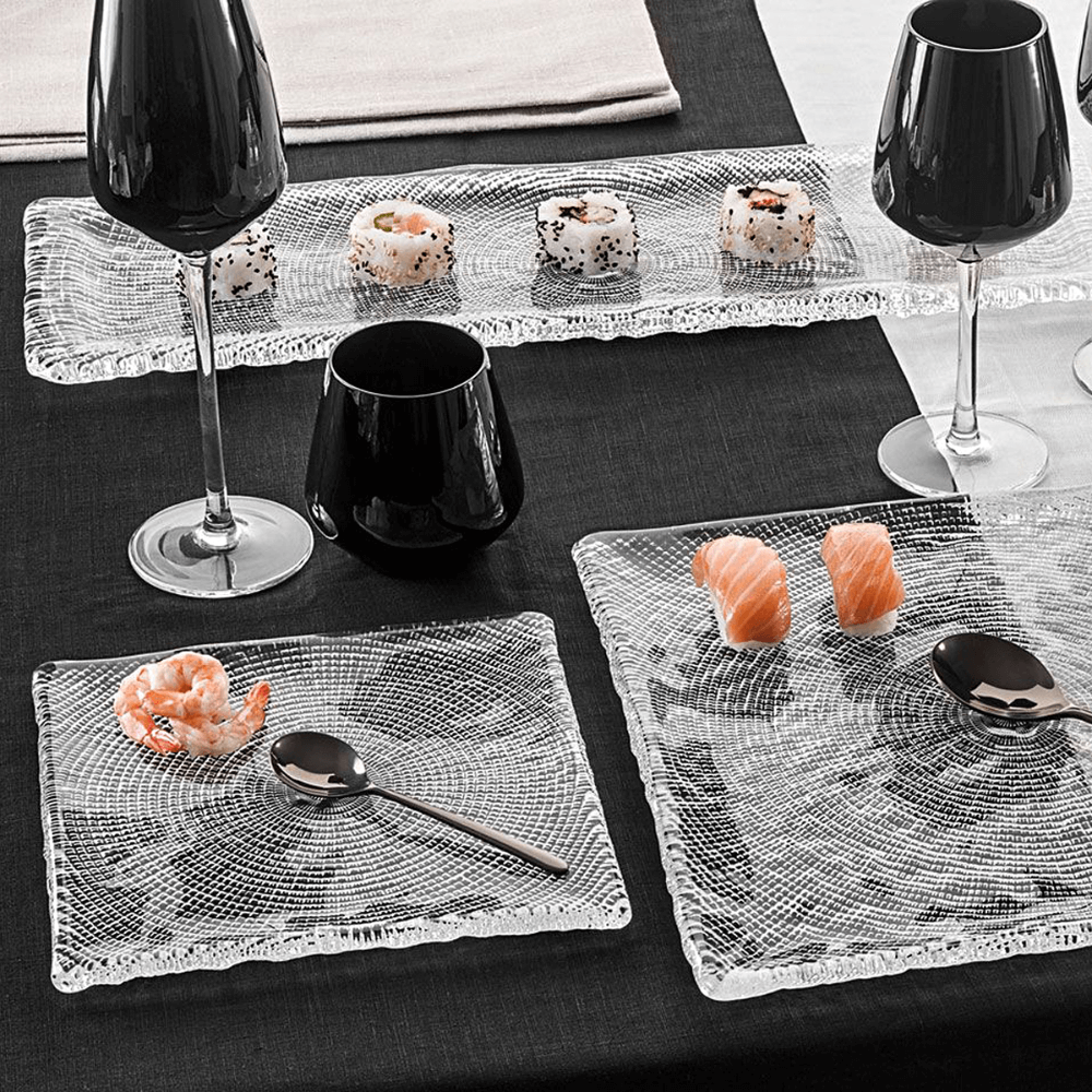 Đĩa chữ nhật IVV Diamante, nhiều kích cỡ