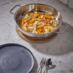 Bộ nồi Fissler Profi 6 món kèm quánh và chảo inox Profi 2 quai made in Germany