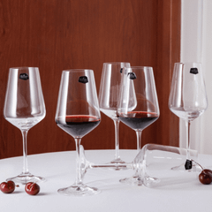 Bộ 6 ly vang Bohemia Sandra nhiều dung tích
