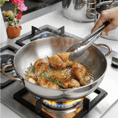 Bộ chảo sâu và xửng hấp Ciwete 32cm SS0105-3PC