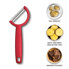 Dụng cụ nạo rau củ đa năng chữ Y Victorinox màu đỏ