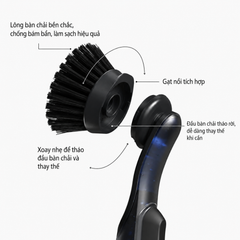 Bàn chải xà phòng kèm đầu thay Joseph Joseph SinkTech 6500018