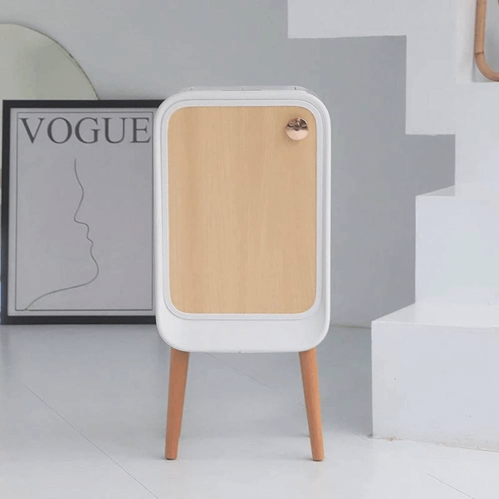 Thùng rác cảm biến ELPHECO mở hai cánh có chân 20L, nhiều màu