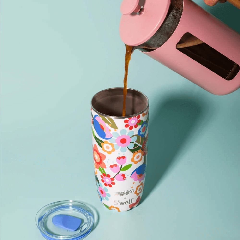 Cốc cách nhiệt S'Well bằng thép không gỉ, 700ml, kèm ống hút