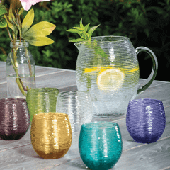 Set 6 cốc Clear Multicolor IVV 5645.1