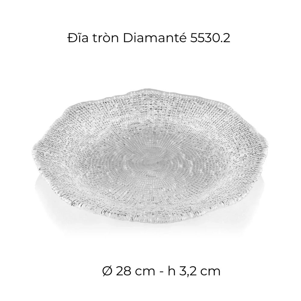 Đĩa tròn IVV Diamante, nhiều kích cỡ