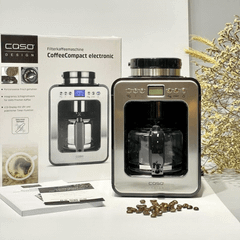 Máy pha cà phê mini kèm xay CASO Coffee Compact Electronic 600W
