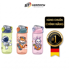 Bình nước trẻ em Tritan cao cấp Renga Wave 530ml - 912169 nhiều màu