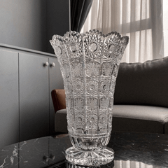 Bình hoa pha lê chân đế Bohemia M57