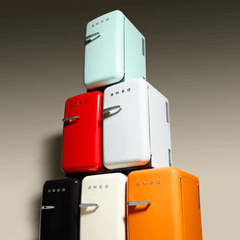 Tủ lạnh SMEG FAB10 122L 55cm 1 cánh, có ngăn đá, nhiều màu