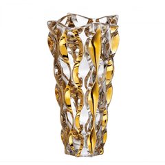 Bình hoa pha lê Bohemia Samba 30,5 cm nhiều màu