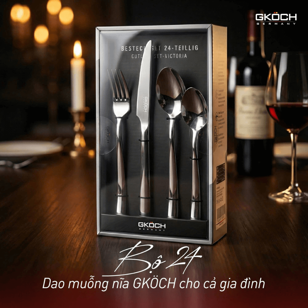 Bộ muỗng nĩa 24 món GKÖCH Victoria BC2048