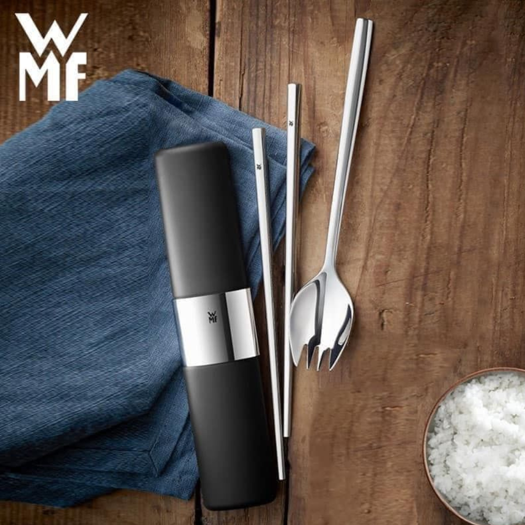 Hộp giữ nhiệt WMF 2 ngăn kèm set đũa thìa