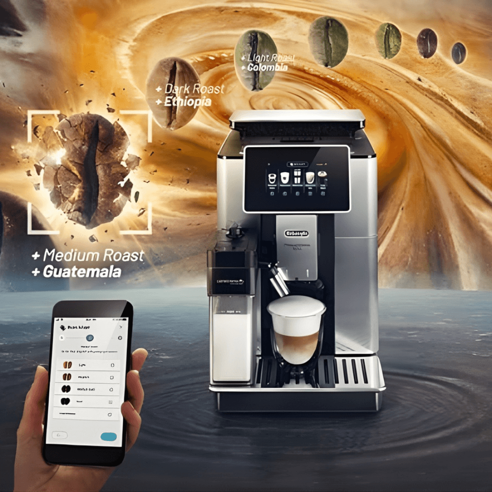 Máy pha cà phê tự động De'Longhi PrimaDonna Soul ECAM 612.55.SB