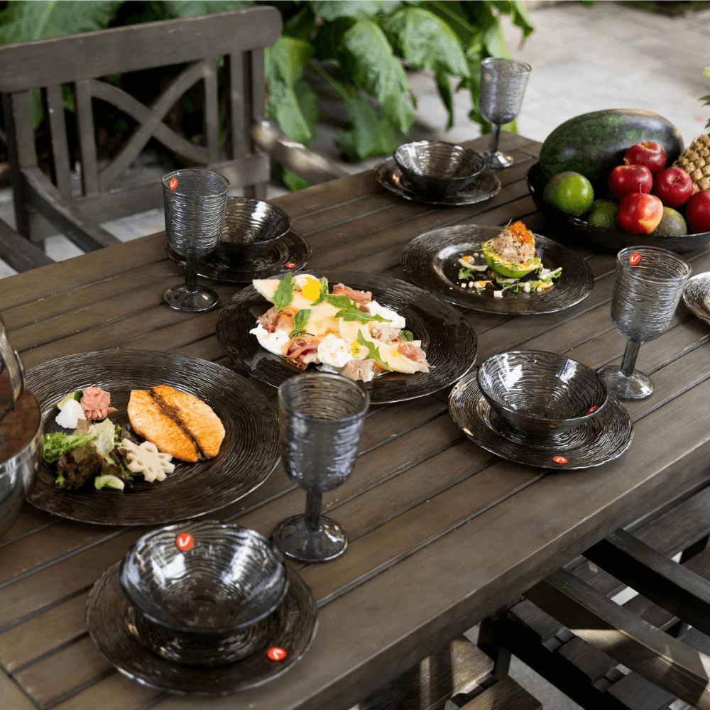 Set 18 món bát, đĩa, ly cao cấp Viola From Germany