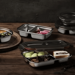 Hộp Inox Cao Cấp Cuitisan chia ngăn nhiều dung tích