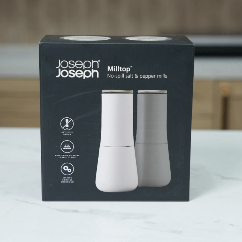 Bộ 2 lọ xay tiêu & xay muối Joseph Joseph Milltop nhiều màu