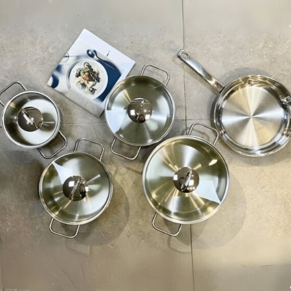 Bộ nồi WMF Inspiration 5 món vung kính, nhiều phân loại