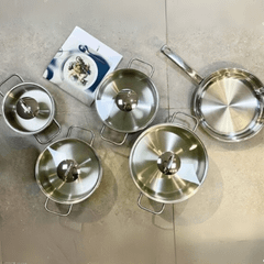 Bộ nồi WMF Inspiration 5 món vung kính, nhiều phân loại