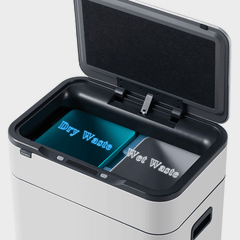 Thùng rác cảm ứng ELPHECO nắp inox 20 L có thùng rác rời bên trong, có chân & khử mùi ozone, nhiều màu