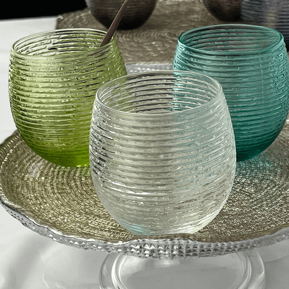 Set 6 cốc Clear Multicolor IVV 5645.1