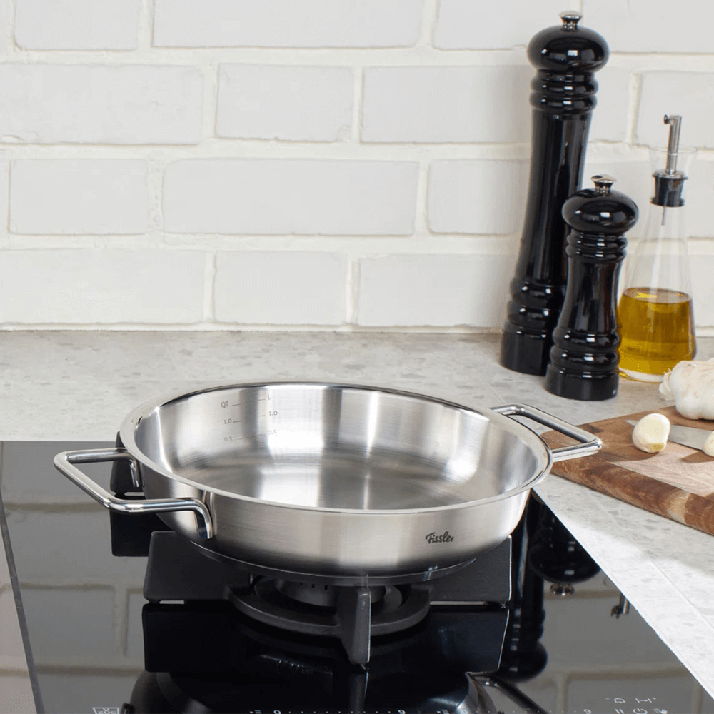 Chảo inox 2 quai Fissler Pure