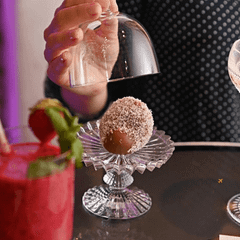 Đĩa chân đế có nắp Rogaska Windsor 12cm