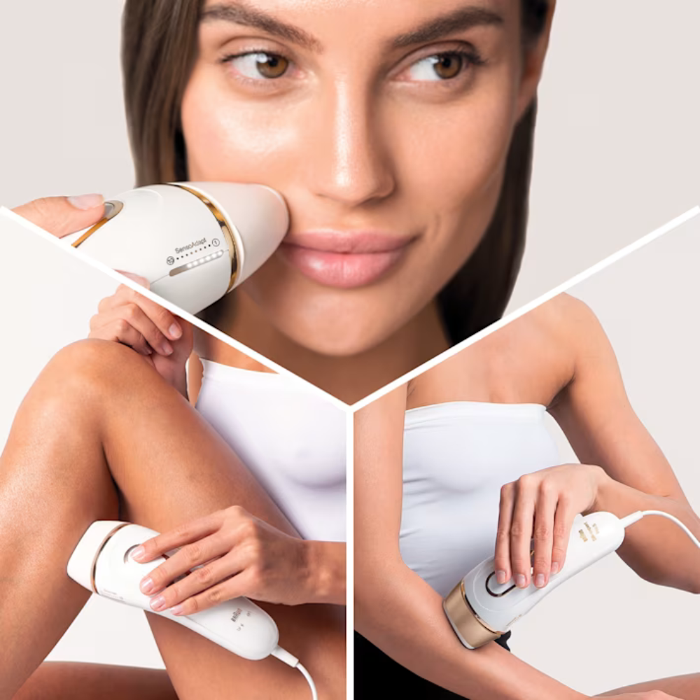 Máy triệt lông BRAUN Silk-expert Pro IPL 3 đầu triệt lông