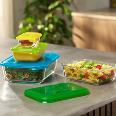 Set 4 hộp thủy tinh đựng thực phẩm Joseph Joseph 81060