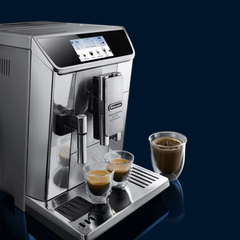 Máy pha cà phê tự động De'Longhi PrimaDonna Elite Experience ECAM 656.85.MS màu bạc