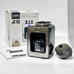 Máy pha cà phê mini kèm xay CASO Coffee Compact Electronic 600W