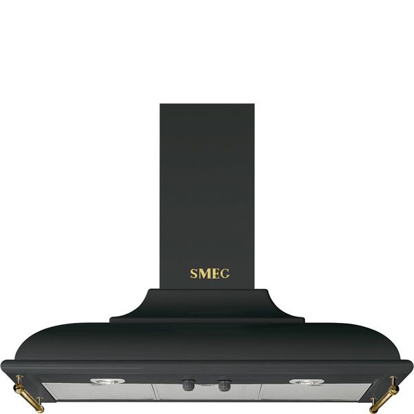 Máy hút mùi treo tường Smeg Cortina KC19AOE 90cm màu Anthracite