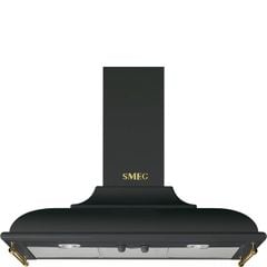 Máy hút mùi treo tường Smeg Cortina KC19AOE 90cm màu Anthracite