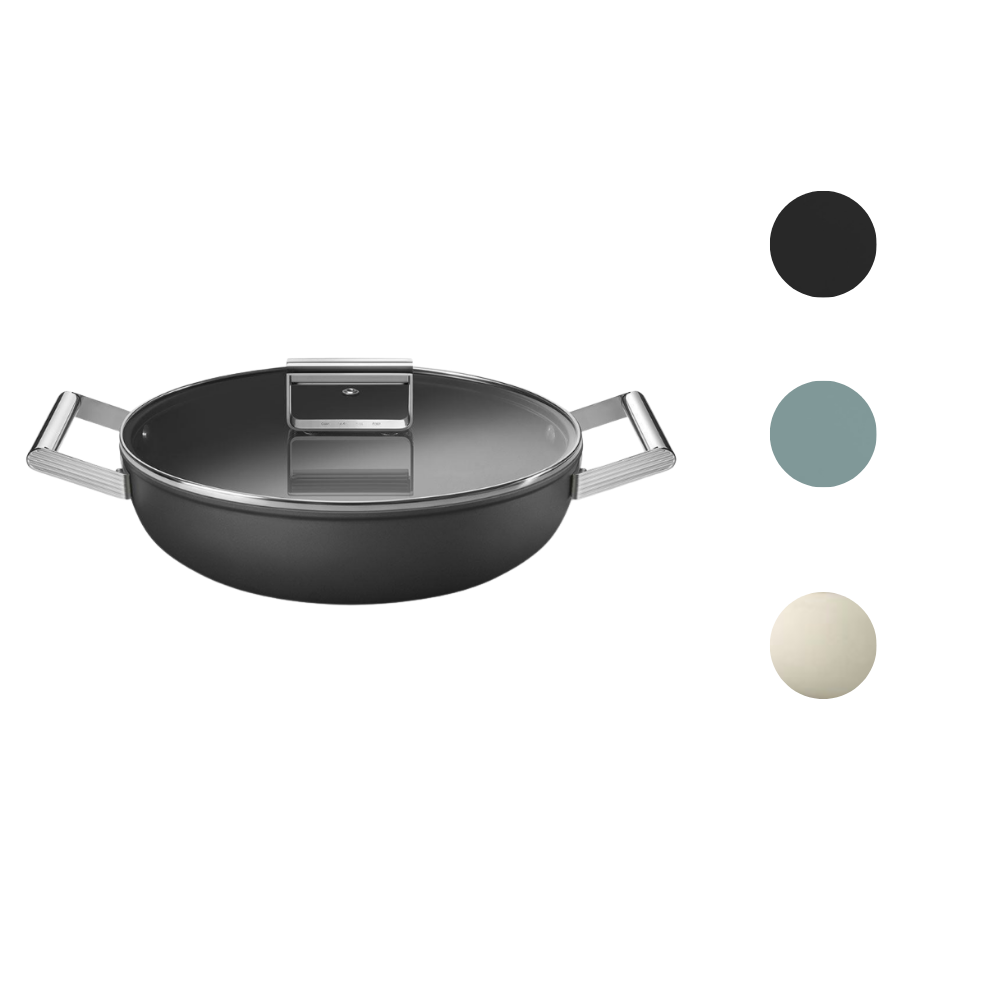 Nồi chảo SMEG DPF2812 28cm kèm vung kính